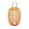 Hello Honey® 20" Decorative Bamboo Hand-Woven Lantern Candle Holder